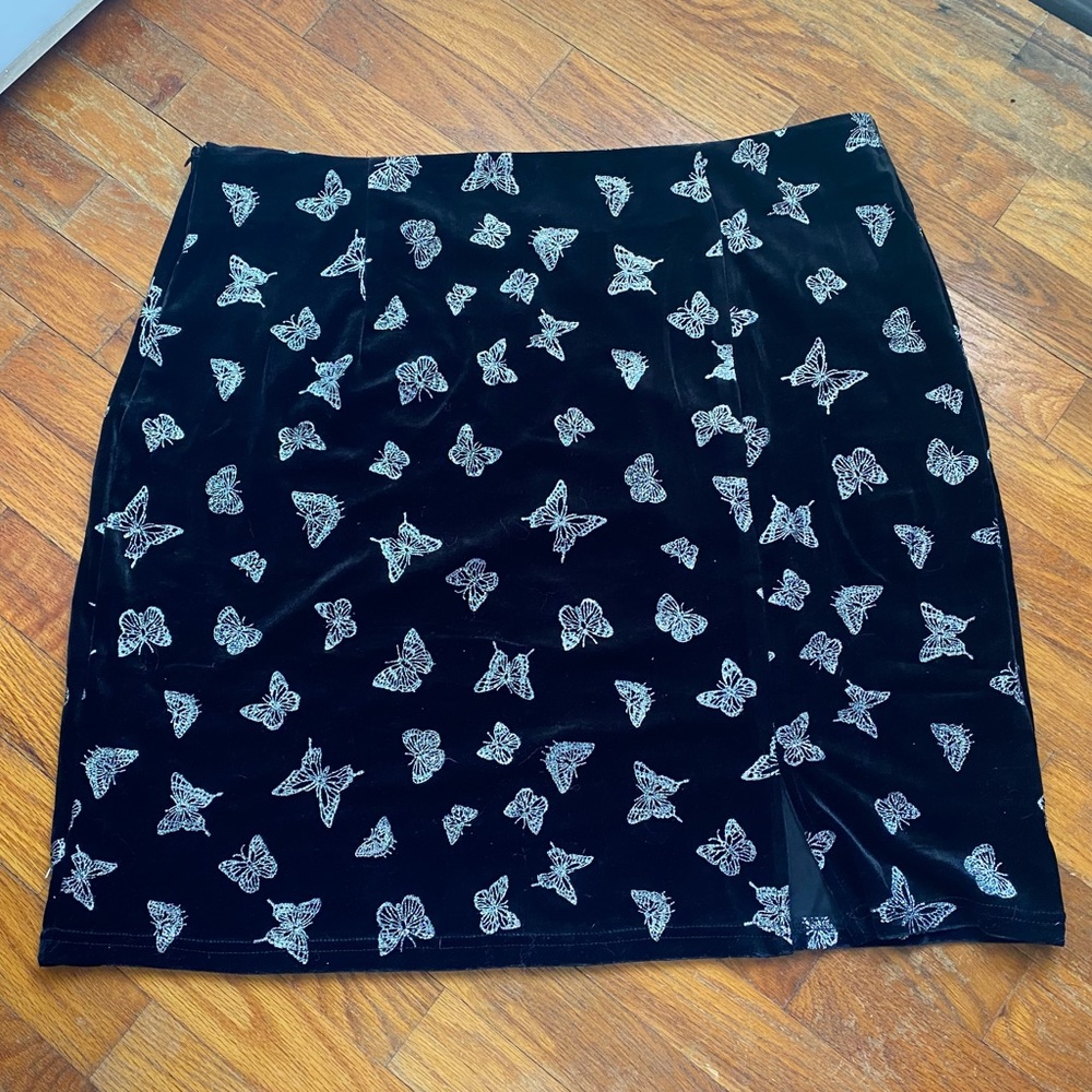 shein butterfly skirt